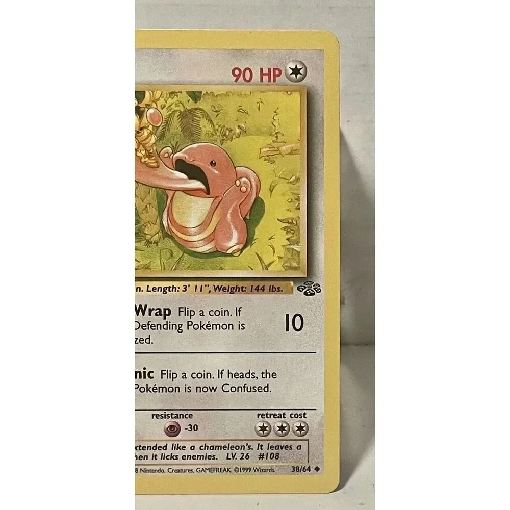 Pokémon TCG Lickitung Jungle‎ 38/64 Regular Unlimited Uncommon, 1999, LP